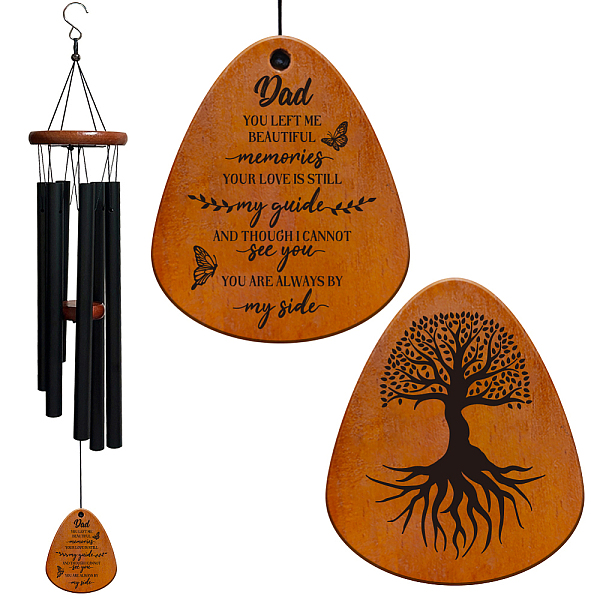 PandaHall Aluminum Pendant Decorations, with Wood Finding, Wind ChimeChime, Tree of Life, 650x81.3mm Wood Tree of Life
PandaHall Aluminum Pendant Decorations, with Wood Finding, Wind ChimeChime, Tree of Life, 650x81.3mm Wood Tree of Life