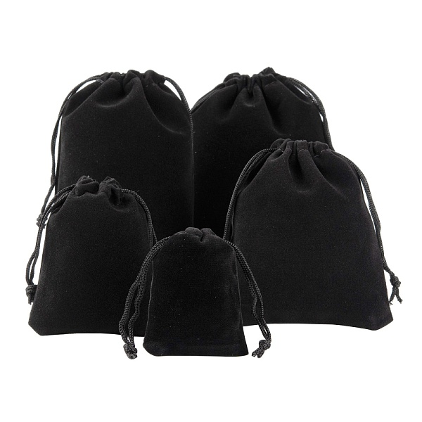 PandaHall 5 Style Rectangle Velvet Pouches, Candy Gift Bags Christmas Party Wedding Favors Bags, Black, 40pcs/bag Velvet Black
PandaHall 5 Style Rectangle Velvet Pouches, Candy Gift Bags Christmas Party Wedding Favors Bags, Black, 40pcs/bag Velvet Black