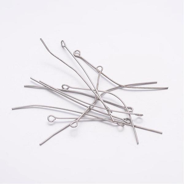 PandaHall Iron Eye Pin, Cadmium Free & Lead Free, Platinum, 50x0.7mm, Hole: 2mm, about 5000pcs/1000g Iron
PandaHall Iron Eye Pin, Cadmium Free & Lead Free, Platinum, 50x0.7mm, Hole: 2mm, about 5000pcs/1000g Iron