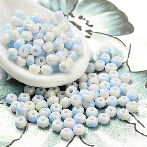 PandaHall Two Tone Opaque Colours Glass Seed Beads, Round, Light Sky Blue, 3x2.5mm, Hole: 0.9mm, about 170pcs/bag Glass
PandaHall Two Tone Opaque Colours Glass Seed Beads, Round, Light Sky Blue, 3x2.5mm, Hole: 0.9mm, about 170pcs/bag Glass