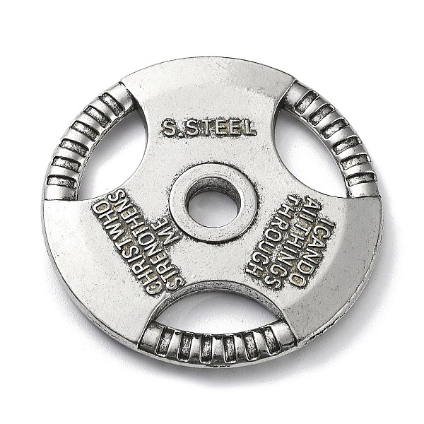 PandaHall Tibetan Style Alloy Pendants, Lead Free & Cadmium Free, Steering Wheel, Antique Silver, 42x4mm, Hole: 6mm Alloy Round
PandaHall Tibetan Style Alloy Pendants, Lead Free & Cadmium Free, Steering Wheel, Antique Silver, 42x4mm, Hole: 6mm Alloy Round