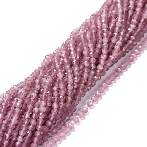 PandaHall Cat Eye Beads Strands, Round, Faceted, Old Rose, 3mm, Hole: 0.2mm, 14.17 inch(36cm), 122pcs/strand Glass Round
PandaHall Cat Eye Beads Strands, Round, Faceted, Old Rose, 3mm, Hole: 0.2mm, 14.17 inch(36cm), 122pcs/strand Glass Round