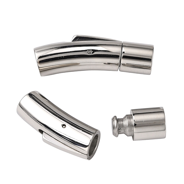 PandaHall 304 Stainless Steel Bayonet Clasps, Column, Stainless Steel Color, 30x9x8mm, Hole: 6mm 304 Stainless Steel
PandaHall 304 Stainless Steel Bayonet Clasps, Column, Stainless Steel Color, 30x9x8mm, Hole: 6mm 304 Stainless Steel
