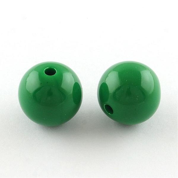 PandaHall Round Bubblegum Chunky Acrylic Beads, Opaque Beads, Sea Green, 20mm, Hole: 2.5mm, about 105pcs/500g Acrylic Round Green
PandaHall Round Bubblegum Chunky Acrylic Beads, Opaque Beads, Sea Green, 20mm, Hole: 2.5mm, about 105pcs/500g Acrylic Round Green
