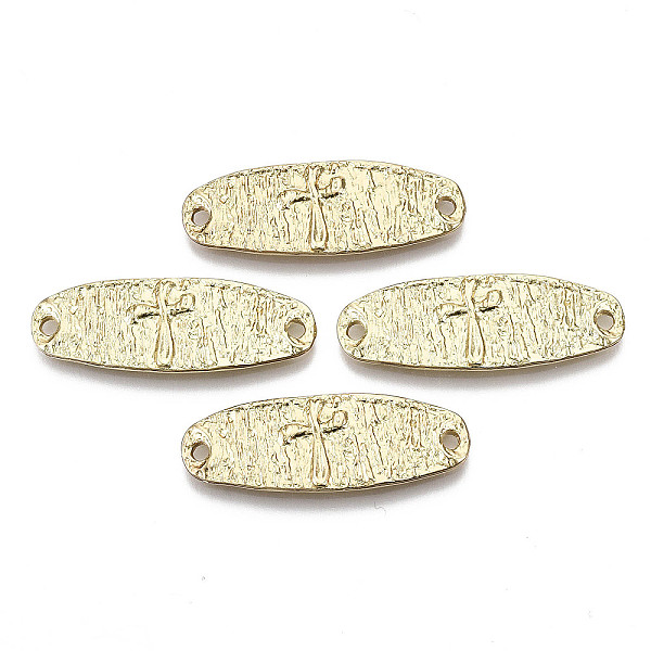 PandaHall Alloy Links Connectors, Textured, Oval with Cross, Cadmium Free & Nickel Free & Lead Free, Real 16K Gold Plated, 32.5x11x2mm, Hole...
PandaHall Alloy Links Connectors, Textured, Oval with Cross, Cadmium Free & Nickel Free & Lead Free, Real 16K Gold Plated, 32.5x11x2mm, Hole...