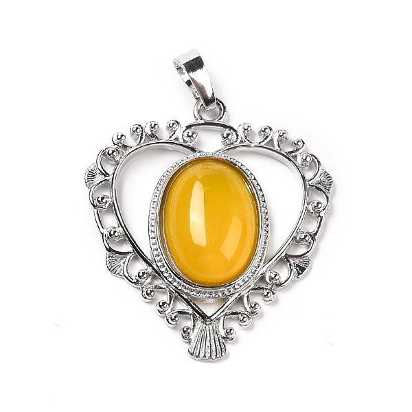 PandaHall Natural Yellow Agate Pendants, Dyed & Heated, Eco-Friendly Brass Finding, Platinum, Cadmium Free & Lead Free, Heart...
PandaHall Natural Yellow Agate Pendants, Dyed & Heated, Eco-Friendly Brass Finding, Platinum, Cadmium Free & Lead Free, Heart...