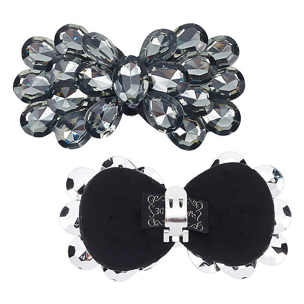 PandaHall 2Pcs Alloy Rhinestone Shoe Decorations, Detachable Shoe Buckle Clips, Bowknot, Greige, 45x84x12.5mm Alloy+Rhinestone Bowknot Gray
PandaHall 2Pcs Alloy Rhinestone Shoe Decorations, Detachable Shoe Buckle Clips, Bowknot, Greige, 45x84x12.5mm Alloy+Rhinestone Bowknot Gray