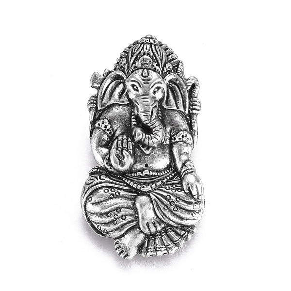 PandaHall Tibetan Style Alloy Pendants, Hindu Elephant God Lord Ganesh Statue, Lead Free & Nickel Free & Cadmium Free, Thailand Sterling...
PandaHall Tibetan Style Alloy Pendants, Hindu Elephant God Lord Ganesh Statue, Lead Free & Nickel Free & Cadmium Free, Thailand Sterling...