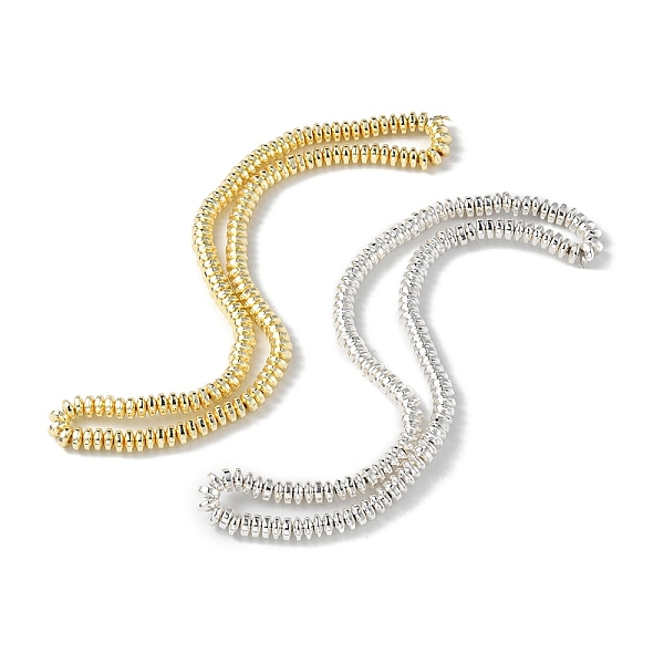 PandaHall 2 Strands 2 Colors Electroplated Non-magnetic Synthetic Hematite Beads Strands, Rondelle, Mixed Color, 6x3mm, Hole: 1mm; about...
PandaHall 2 Strands 2 Colors Electroplated Non-magnetic Synthetic Hematite Beads Strands, Rondelle, Mixed Color, 6x3mm, Hole: 1mm; about...
