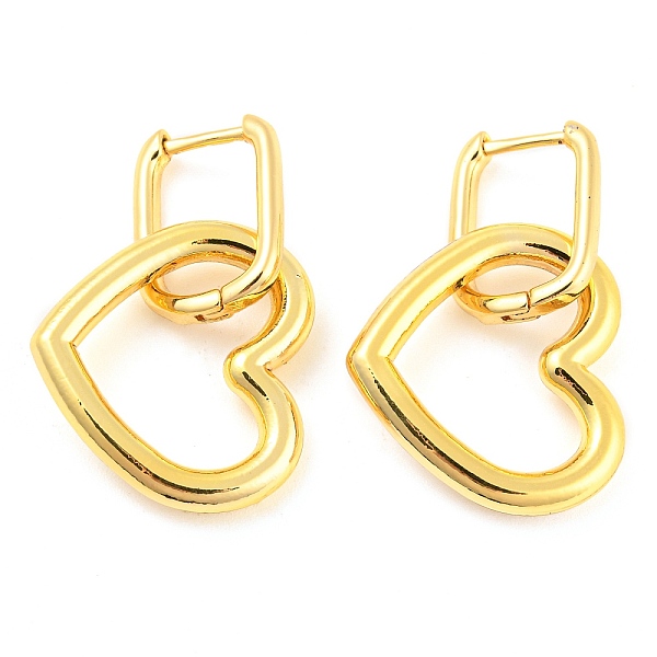 PandaHall Rack Plating Brass Heart Dangle Hoop Earrings, Long-Lasting Plated, Lead Free & Cadmium Free, Real 18K Gold Plated, 32.5x21mm...
PandaHall Rack Plating Brass Heart Dangle Hoop Earrings, Long-Lasting Plated, Lead Free & Cadmium Free, Real 18K Gold Plated, 32.5x21mm...