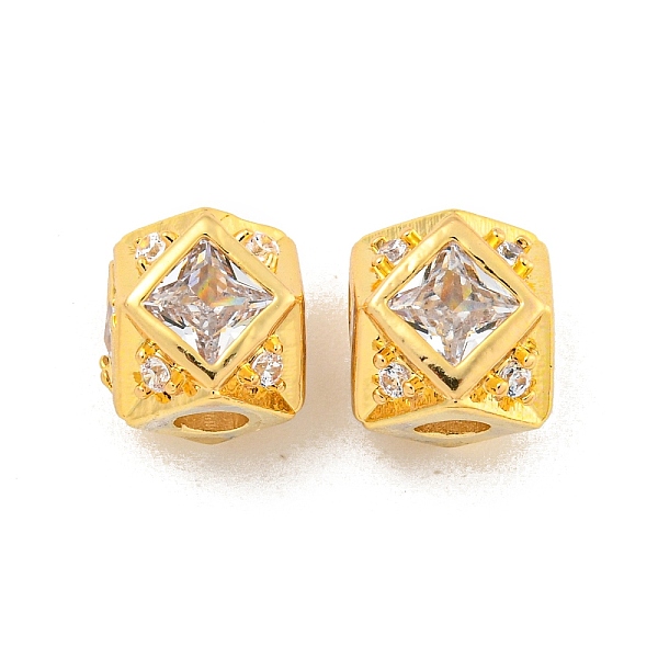 PandaHall Brass Micro Pave Clear Cubic Zirconia Beads, Polygon, Real 18K Gold Plated, 7x7x9mm, Hole: 3mm Brass+Cubic Zirconia Polygon Clear
PandaHall Brass Micro Pave Clear Cubic Zirconia Beads, Polygon, Real 18K Gold Plated, 7x7x9mm, Hole: 3mm Brass+Cubic Zirconia Polygon Clear