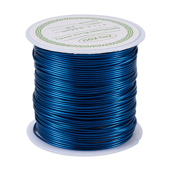 PandaHall Round Copper Wire Copper Beading Wire for Jewelry Making, Long-Lasting Plated, Marine Blue, 20 Gauge, 0.8mm, about 26.24 Feet...
PandaHall Round Copper Wire Copper Beading Wire for Jewelry Making, Long-Lasting Plated, Marine Blue, 20 Gauge, 0.8mm, about 26.24 Feet...