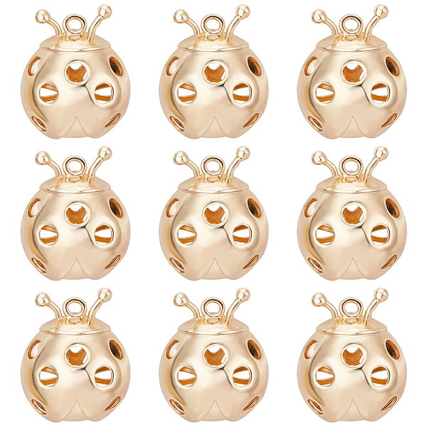 PandaHall Beebeecraft 10Pcs Brass Pendants, Hollow, Ladybug, Nickel Free, Real 18K Gold Plated, 20x17x8mm, Hole: 1.5mm Brass Ladybug
PandaHall Beebeecraft 10Pcs Brass Pendants, Hollow, Ladybug, Nickel Free, Real 18K Gold Plated, 20x17x8mm, Hole: 1.5mm Brass Ladybug