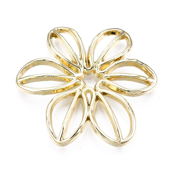 PandaHall Rack Plating Alloy Pendants, Cadmium Free & Lead Free, Flower, Light Gold, 29x31x3mm, Hole: 3mm Alloy Flower
PandaHall Rack Plating Alloy Pendants, Cadmium Free & Lead Free, Flower, Light Gold, 29x31x3mm, Hole: 3mm Alloy Flower
