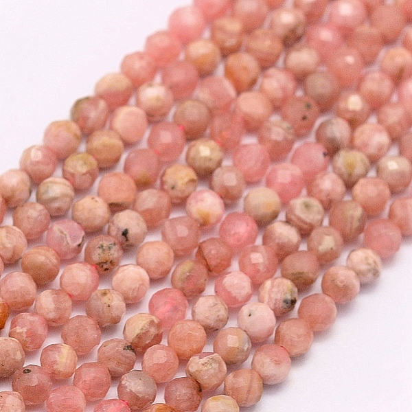 PandaHall Natural Rhodonite Beads Strands, Grade AA, Faceted, Round, 4mm, Hole: 0.5mm, about 100pcs/strand, 15.7 inch(40cm) Rhodochrosite..., Pink
PandaHall Natural Rhodonite Beads Strands, Grade AA, Faceted, Round, 4mm, Hole: 0.5mm, about 100pcs/strand, 15.7 inch(40cm) Rhodochrosite..., Pink