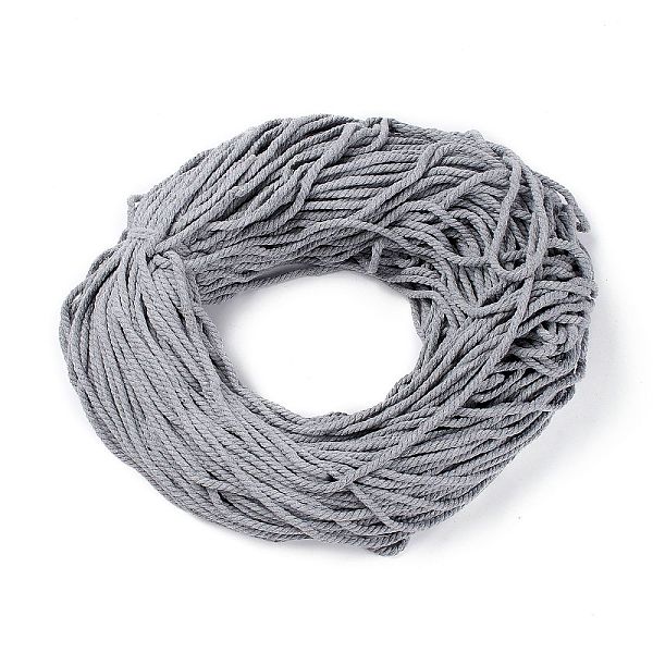 PandaHall Cotton Thread Cords, 3-Ply, For Jewelry Making, Dark Gray, 5~5.8mm, 109.4 yard(100m)/bundle Cotton
PandaHall Cotton Thread Cords, 3-Ply, For Jewelry Making, Dark Gray, 5~5.8mm, 109.4 yard(100m)/bundle Cotton