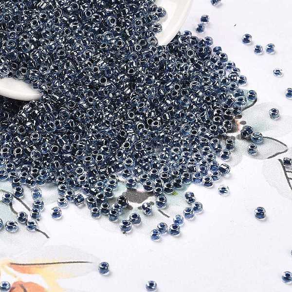 PandaHall 12/0 Glass Seed Beads, Transparent Inside Colours Luster, Round Hole, Round, Prussian Blue, 2~2.5x1.5~2mm, Hole: 0.9mm Glass
PandaHall 12/0 Glass Seed Beads, Transparent Inside Colours Luster, Round Hole, Round, Prussian Blue, 2~2.5x1.5~2mm, Hole: 0.9mm Glass