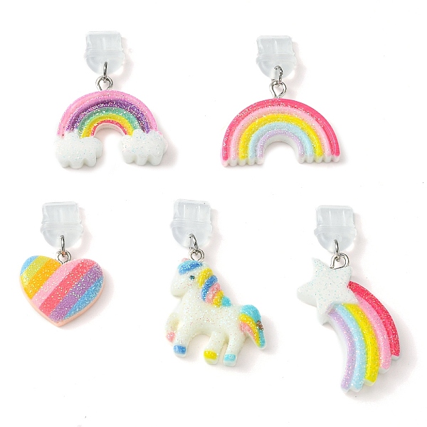 PandaHall PVC Mobile Anti-Dust Plugs, with Resin Pendants, for USB Type C Port Cover, Rainbow/Heart/Unicorn, Mixed Color, 2.85~4.3cm Resin..., Multicolor
PandaHall PVC Mobile Anti-Dust Plugs, with Resin Pendants, for USB Type C Port Cover, Rainbow/Heart/Unicorn, Mixed Color, 2.85~4.3cm Resin..., Multicolor