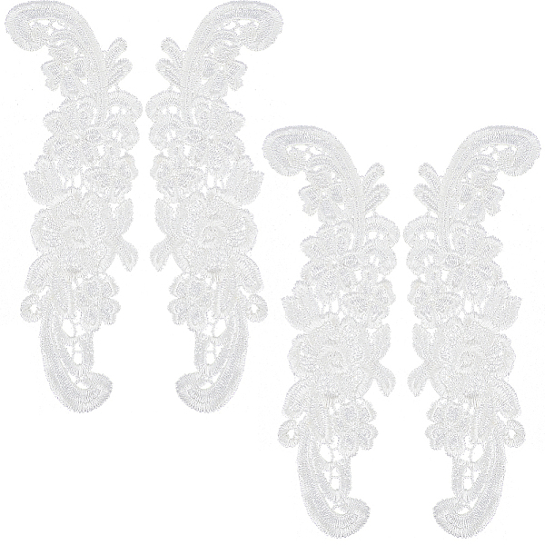 PandaHall GORGECRAFT 2 Pairs Flowers Patches Garment Applique Embroidery Roses Boho Sew on Trim Patch DIY Wedding Dress Sewing Lace Neckline..., White
PandaHall GORGECRAFT 2 Pairs Flowers Patches Garment Applique Embroidery Roses Boho Sew on Trim Patch DIY Wedding Dress Sewing Lace Neckline..., White