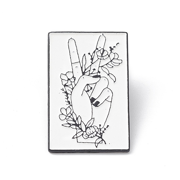 PandaHall Rectangle Tarot Card Enamel Pin, Electrophoresis Black Alloy Brooch for Backpack Clothes, Flower Pattern, 39x25x1.5mm, Pin: 1mm...
PandaHall Rectangle Tarot Card Enamel Pin, Electrophoresis Black Alloy Brooch for Backpack Clothes, Flower Pattern, 39x25x1.5mm, Pin: 1mm...