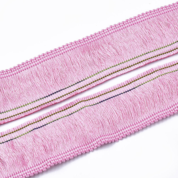PandaHall Polyester Tassel Fringe Trimming, Costume Accessories, Hot Pink, 39~40x2mm, about 20m/bag Polyester Others Pink
PandaHall Polyester Tassel Fringe Trimming, Costume Accessories, Hot Pink, 39~40x2mm, about 20m/bag Polyester Others Pink