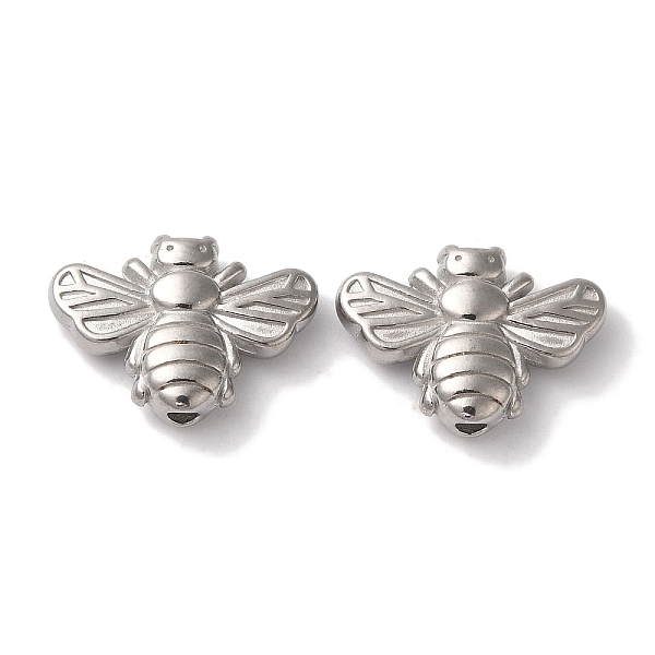 PandaHall 304 Stainless Steel Beads, Bees, Stainless Steel Color, 11x15x4mm, Hole: 1.5mm 304 Stainless Steel Bees
PandaHall 304 Stainless Steel Beads, Bees, Stainless Steel Color, 11x15x4mm, Hole: 1.5mm 304 Stainless Steel Bees