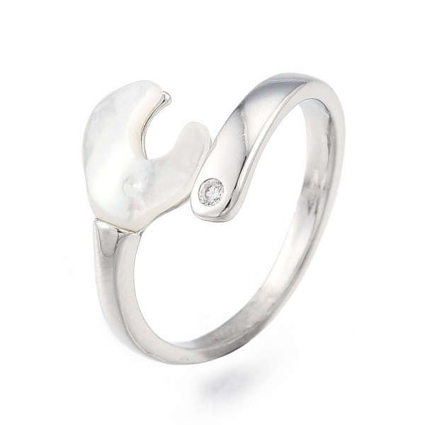 PandaHall Natural Shell Heart Open Cuff Ring with Clear Cubic Zirconia, Brass Jewelry for Women, Cadmium Free & Nickel Free & Lead Free...
PandaHall Natural Shell Heart Open Cuff Ring with Clear Cubic Zirconia, Brass Jewelry for Women, Cadmium Free & Nickel Free & Lead Free...