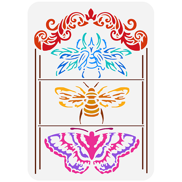 PandaHall Plastic Drawing Painting Stencils Templates, for Painting on Scrapbook Fabric Tiles Floor Furniture Wood, Rectangle, Butterfly...
PandaHall Plastic Drawing Painting Stencils Templates, for Painting on Scrapbook Fabric Tiles Floor Furniture Wood, Rectangle, Butterfly...