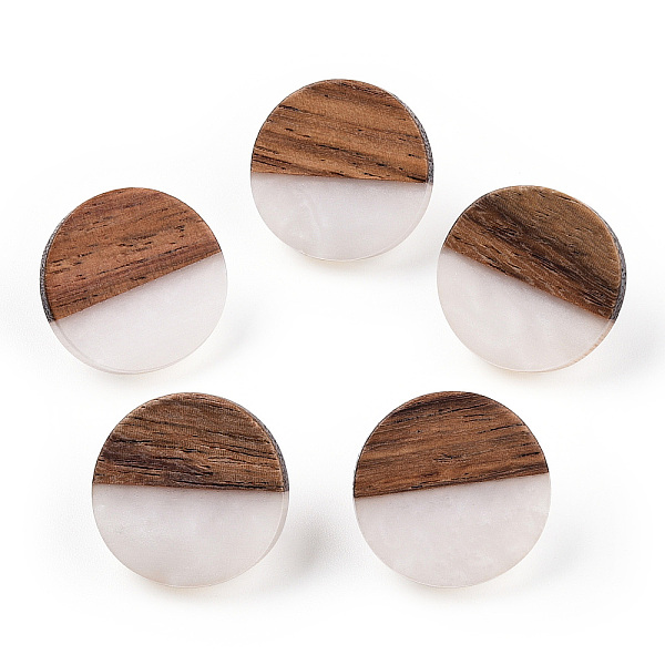 PandaHall Resin & Walnut Wood Flat Round Stud Earrings with 304 Stainless Steel Pin for Women, Wheat, 18mm, Pin: 0.7mm Wood Flat Round..., Orange 
PandaHall Resin & Walnut Wood Flat Round Stud Earrings with 304 Stainless Steel Pin for Women, Wheat, 18mm, Pin: 0.7mm Wood Flat Round..., Orange