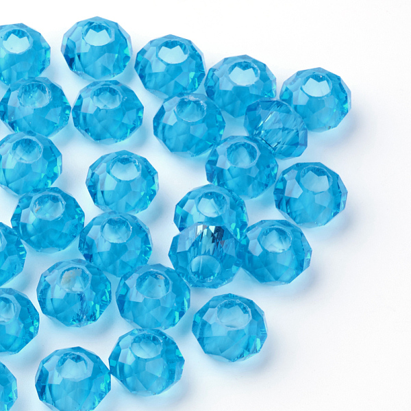 PandaHall Glass European Beads, Large Hole Beads, No Metal Core, Rondelle, Dodger Blue, 14x8mm, Hole: 5mm Glass Rondelle Blue
PandaHall Glass European Beads, Large Hole Beads, No Metal Core, Rondelle, Dodger Blue, 14x8mm, Hole: 5mm Glass Rondelle Blue