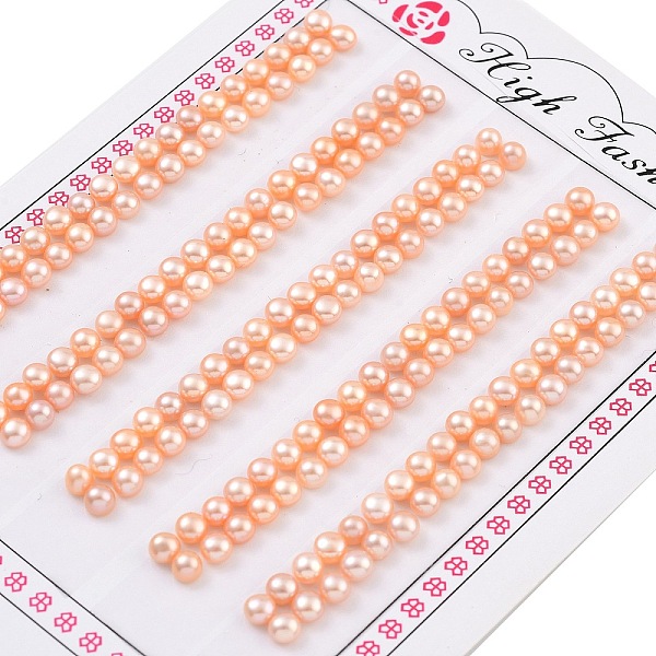 PandaHall Grade 6A Natural Cultured Freshwater Pearl Beads, Half Drilled, Half Round Beads, Pink, 3.5~4x2.5mm, Hole: 1mm Pearl Half Round...
PandaHall Grade 6A Natural Cultured Freshwater Pearl Beads, Half Drilled, Half Round Beads, Pink, 3.5~4x2.5mm, Hole: 1mm Pearl Half Round...