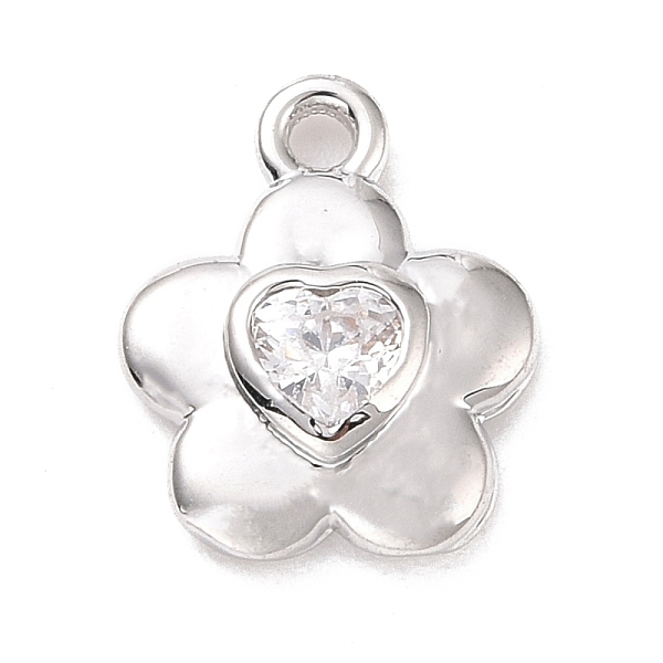 PandaHall Eco-friendly Brass Micro Pave Clear Cubic Zirconia Pendants, Cadmium Free & Lead Free, Long-Lasting Plated, Flower with Heart...
PandaHall Eco-friendly Brass Micro Pave Clear Cubic Zirconia Pendants, Cadmium Free & Lead Free, Long-Lasting Plated, Flower with Heart...