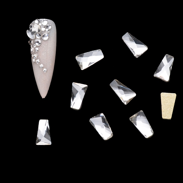 PandaHall Flat Back Glass Rhinestone Cabochons, Nail Art Decoration Accessories, Faceted, Trapezoid, Crystal, 6x3.5x2mm, 20pcs/bag Glass..., Clear
PandaHall Flat Back Glass Rhinestone Cabochons, Nail Art Decoration Accessories, Faceted, Trapezoid, Crystal, 6x3.5x2mm, 20pcs/bag Glass..., Clear