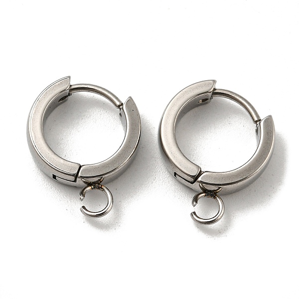 PandaHall 201 Stainless Steel Huggie Hoop Earrings Findings, with Vertical Loop, with 316 Surgical Stainless Steel Earring Pins, Ring...
PandaHall 201 Stainless Steel Huggie Hoop Earrings Findings, with Vertical Loop, with 316 Surgical Stainless Steel Earring Pins, Ring...