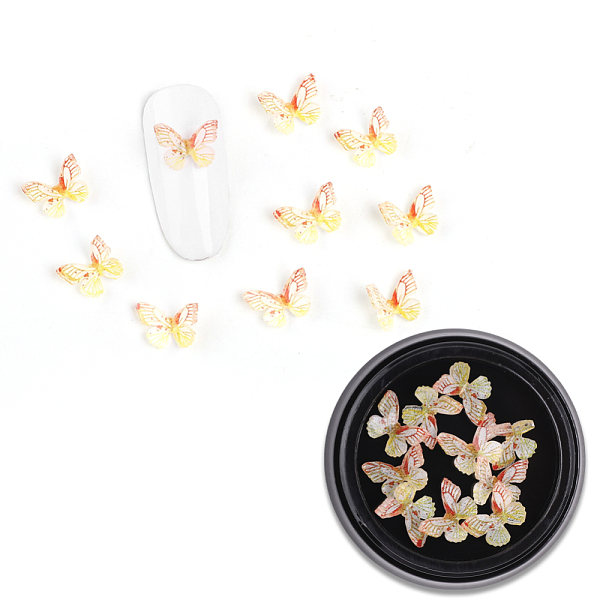 PandaHall 3D Resin Cabochons, Nail Art Studs, Nail Art Decoration Accessories, Butterfly, Orange Red, 7.5x7~8x2~3mm, 10pcs/box Resin...
PandaHall 3D Resin Cabochons, Nail Art Studs, Nail Art Decoration Accessories, Butterfly, Orange Red, 7.5x7~8x2~3mm, 10pcs/box Resin...