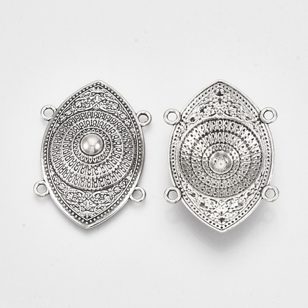 PandaHall Tibetan Style Alloy Multi Strand Links, Cadmium Free & Lead Free,, Horse Eye, Antique Silver, 44x31.5x10mm, Hole: 2mm, about...
PandaHall Tibetan Style Alloy Multi Strand Links, Cadmium Free & Lead Free,, Horse Eye, Antique Silver, 44x31.5x10mm, Hole: 2mm, about...