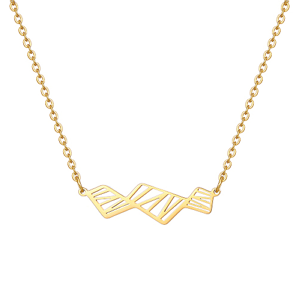 PandaHall Hollow Trapezoid Stainless Steel Pendant Necklaces for Women, Real 18K Gold Plated, 17.72 inch(45cm) Stainless Steel Trapezoid
PandaHall Hollow Trapezoid Stainless Steel Pendant Necklaces for Women, Real 18K Gold Plated, 17.72 inch(45cm) Stainless Steel Trapezoid