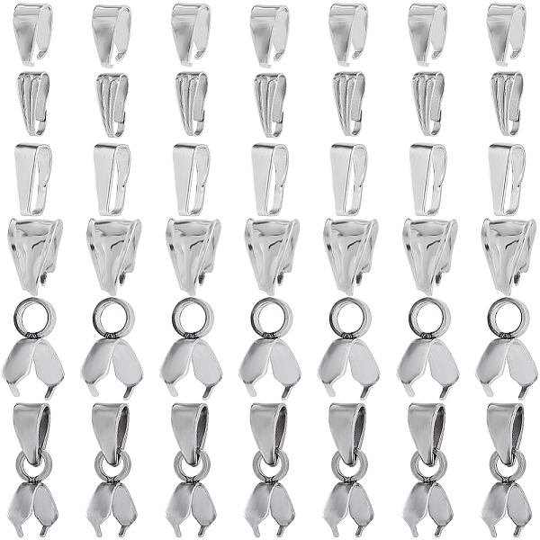 PandaHall SUNNYCLUE 180Pcs 6 Styles 201 & 304 Stainless Steel Snap On Bails & Ice Pick Pinch Bails, Stainless Steel Color...
PandaHall SUNNYCLUE 180Pcs 6 Styles 201 & 304 Stainless Steel Snap On Bails & Ice Pick Pinch Bails, Stainless Steel Color...
