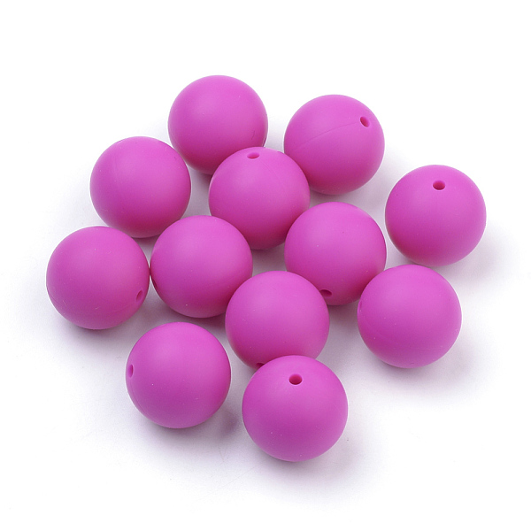 PandaHall Food Grade Eco-Friendly Silicone Beads, Round, Camellia, 12mm, Hole: 2mm Silicone Round Pink
PandaHall Food Grade Eco-Friendly Silicone Beads, Round, Camellia, 12mm, Hole: 2mm Silicone Round Pink