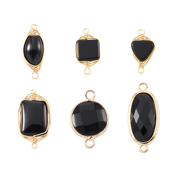 PandaHall Mega Pet 6Pcs 6 Style Natural Agate Links Connectors, with Light Gold Plated Brass Findings, Flat Round & Oval & Rectangle &...
PandaHall Mega Pet 6Pcs 6 Style Natural Agate Links Connectors, with Light Gold Plated Brass Findings, Flat Round & Oval & Rectangle &...