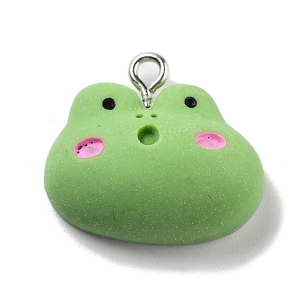 PandaHall Opaque Resin Pendants, Animal Charms with Platinum Plated Iron Loops, Frog, 19x21x8mm, Hole: 2mm Iron+Resin Frog
PandaHall Opaque Resin Pendants, Animal Charms with Platinum Plated Iron Loops, Frog, 19x21x8mm, Hole: 2mm Iron+Resin Frog
