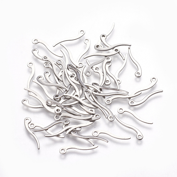 PandaHall 304 Stainless Steel Pendants, Horn of Plenty, Italian Horn Cornicello, Stainless Steel Color, 16x3x0.6mm, Hole: 1.2mm 304...
PandaHall 304 Stainless Steel Pendants, Horn of Plenty, Italian Horn Cornicello, Stainless Steel Color, 16x3x0.6mm, Hole: 1.2mm 304...
