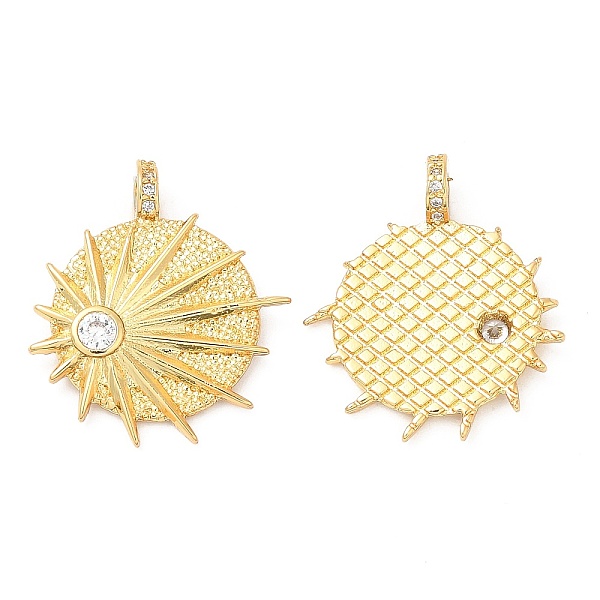PandaHall Brass Micro Pave Cubic Zirconia Pendants, Flat Round, Real 18K Gold Plated, 23x20x5mm, Hole: 2.4mm Brass+Cubic Zirconia Flat Round..., Clear
PandaHall Brass Micro Pave Cubic Zirconia Pendants, Flat Round, Real 18K Gold Plated, 23x20x5mm, Hole: 2.4mm Brass+Cubic Zirconia Flat Round..., Clear