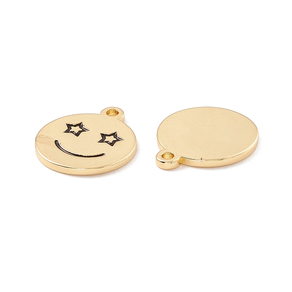 PandaHall Rack Plating Eco-friendly Brass Pendants, Cadmium Free & Lead Free, Flat Round with Smiling Face, Real 18K Gold Plated...
PandaHall Rack Plating Eco-friendly Brass Pendants, Cadmium Free & Lead Free, Flat Round with Smiling Face, Real 18K Gold Plated...