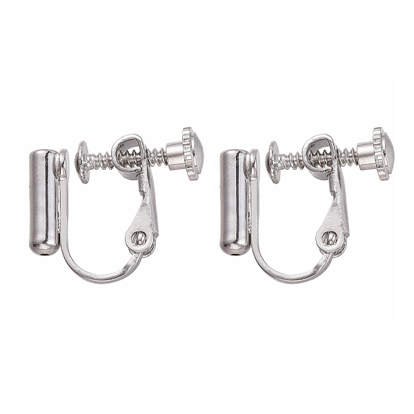 PandaHall Brass Screw Clip-on Earring Converters Findings, Spiral Ear Clip, for Non-Pierced Ears, Real Platinum Plated, 14x16x5mm, Hole...
PandaHall Brass Screw Clip-on Earring Converters Findings, Spiral Ear Clip, for Non-Pierced Ears, Real Platinum Plated, 14x16x5mm, Hole...