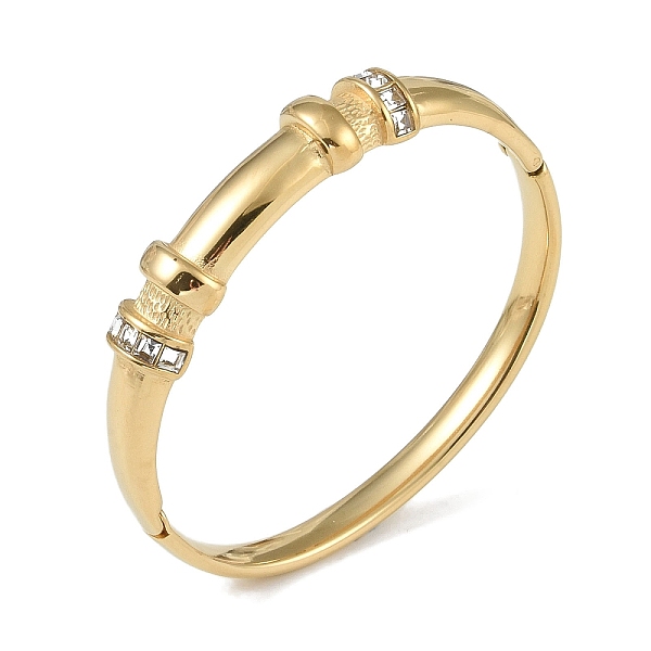 PandaHall 304 Stainless Steel Crystal Rhinestone Hinged Bangles for Women, Real 18K Gold Plated, Inner Diameter: 2x2-1/4 inch(5x5.85cm)..., Clear
PandaHall 304 Stainless Steel Crystal Rhinestone Hinged Bangles for Women, Real 18K Gold Plated, Inner Diameter: 2x2-1/4 inch(5x5.85cm)..., Clear
