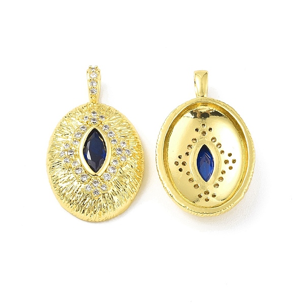 PandaHall Brass Micro Pave Clear Cubic Zirconia Pendants, with Glass, Oval Charm, Real 18K Gold Plated, 24x14.5x4.8mm, Hole: 2.2x3.4mm...
PandaHall Brass Micro Pave Clear Cubic Zirconia Pendants, with Glass, Oval Charm, Real 18K Gold Plated, 24x14.5x4.8mm, Hole: 2.2x3.4mm...
