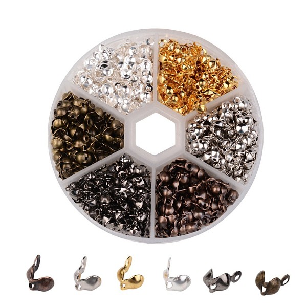 PandaHall 1 Box Iron Bead Tips, Nickel Free, Mixed Color, 8x4mm, Hole: 1.5mm, 3mm inner diameter, about 650pcs/box Iron
PandaHall 1 Box Iron Bead Tips, Nickel Free, Mixed Color, 8x4mm, Hole: 1.5mm, 3mm inner diameter, about 650pcs/box Iron