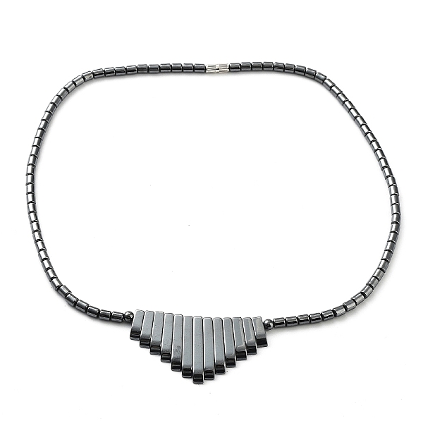 PandaHall 17.5 inch Non-Magnetic Synthetic Hematite Necklace with Ship Beads Pendant, Black, Drum Beads:4x5mm, Pendant:12~30mm long...
PandaHall 17.5 inch Non-Magnetic Synthetic Hematite Necklace with Ship Beads Pendant, Black, Drum Beads:4x5mm, Pendant:12~30mm long...