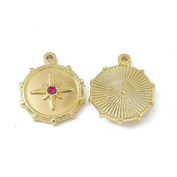 PandaHall Vacuum Plating 201 Stainless Steel Pendants, Rose Rhinestone Flat Round with Star Charms, Real 18K Gold Plated, 19.5x16.5x3.5mm..., Pink
PandaHall Vacuum Plating 201 Stainless Steel Pendants, Rose Rhinestone Flat Round with Star Charms, Real 18K Gold Plated, 19.5x16.5x3.5mm..., Pink